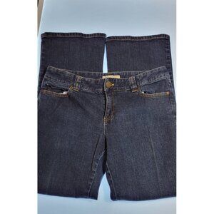 MICHAEL KORS Jeans Women's 10P (34x30) Blue Straight Leg Mid-Rise 5 Pocket